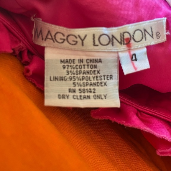 Maggy London Hot Pink‎ Ruffle Mini Dress - Picture 10 of 10